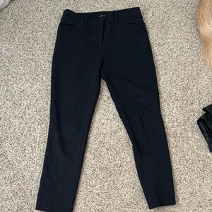 LOFT black skinny work pants
